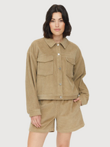 Giacca Elloree Sandy Olive | Mazine