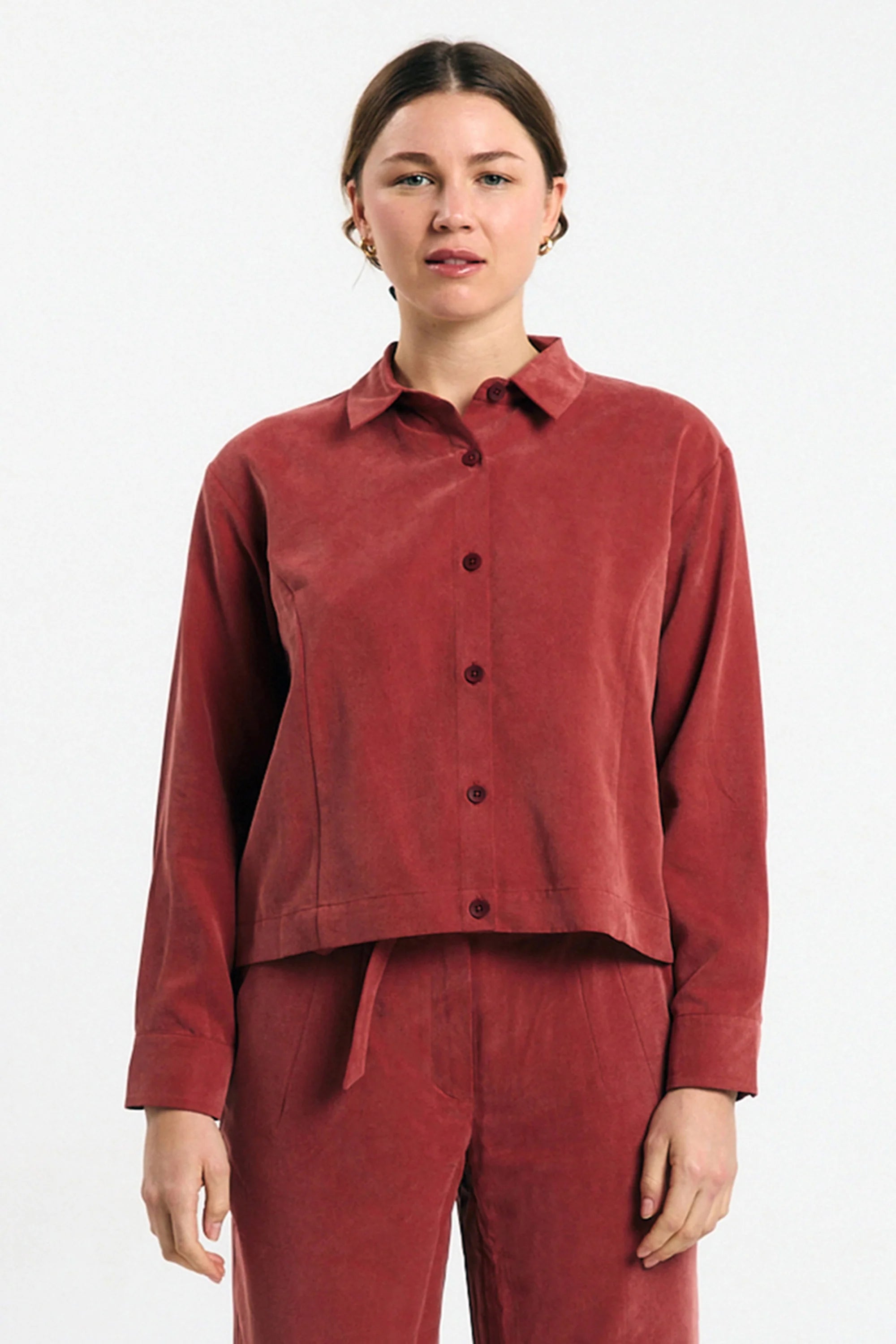Lisboa Shirt Brick | SUITE13LAB