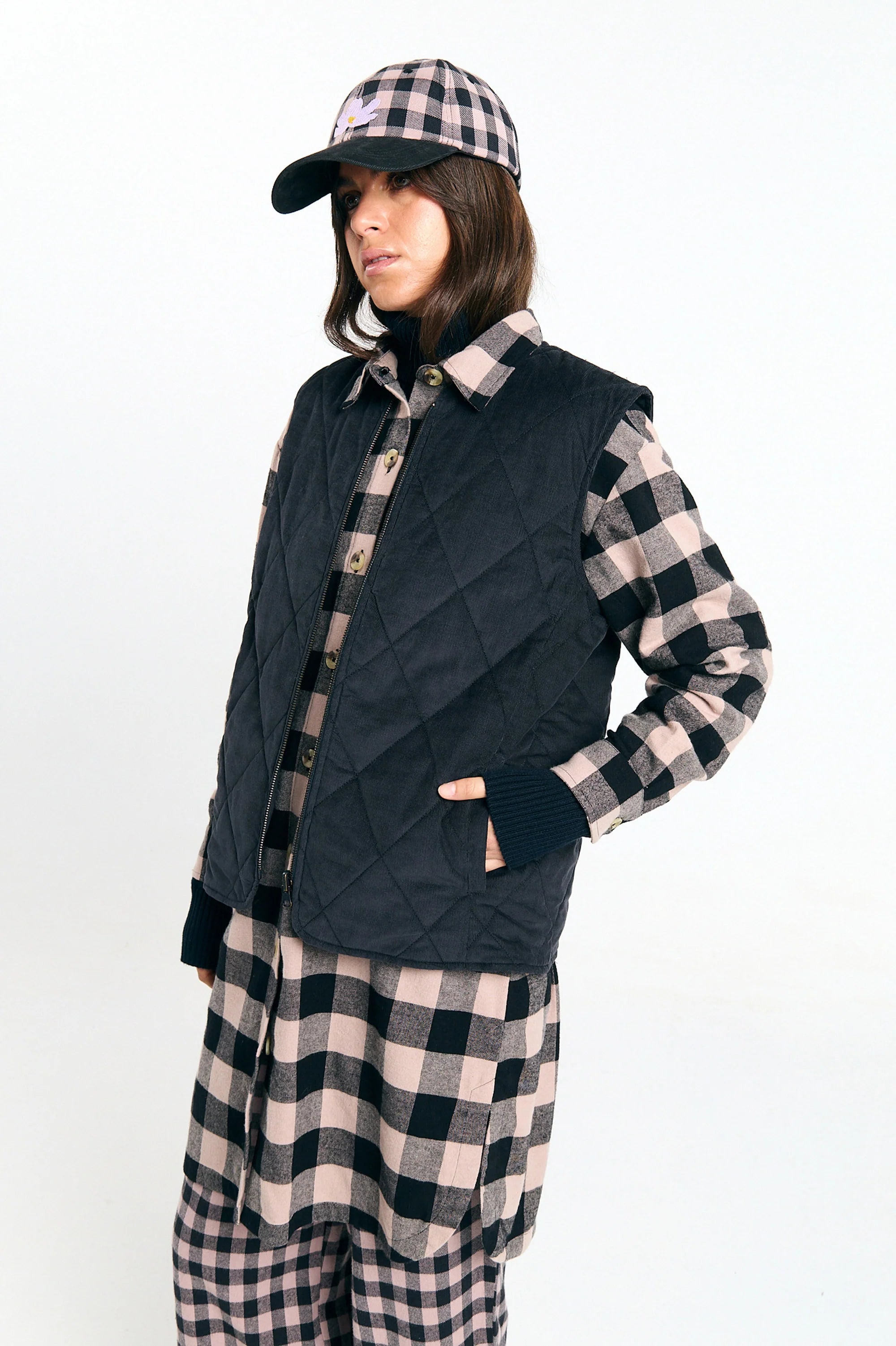 Gilet Mora Nero | SUITE13LAB