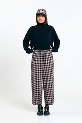 Pantaloni Avis Check Black | SUITE13LAB