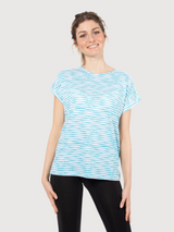 Laura T-Shirt Stripes Blue Light | Cora Happywear