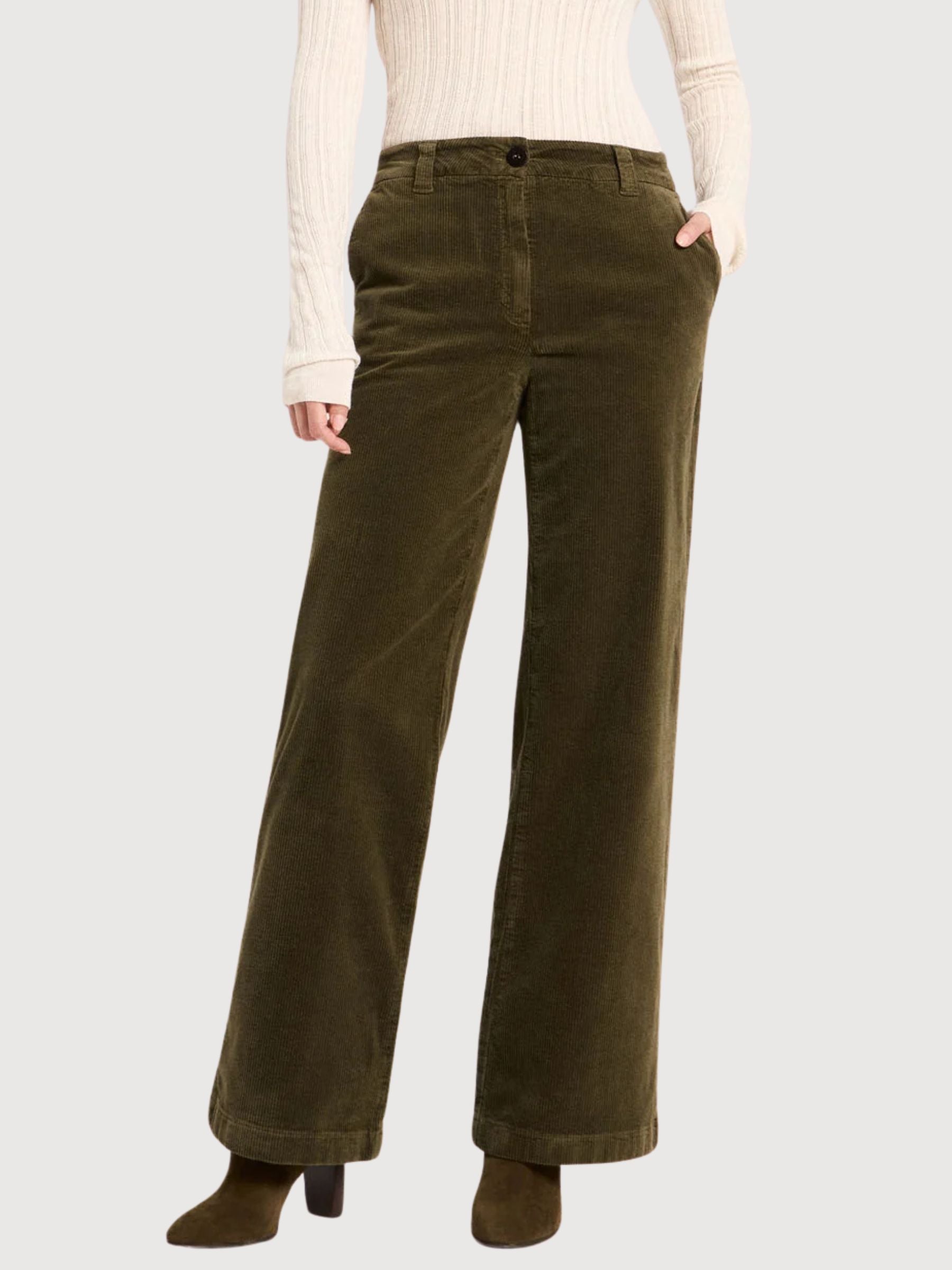 Marlene Corduroy Trousers Turtle | Lanius