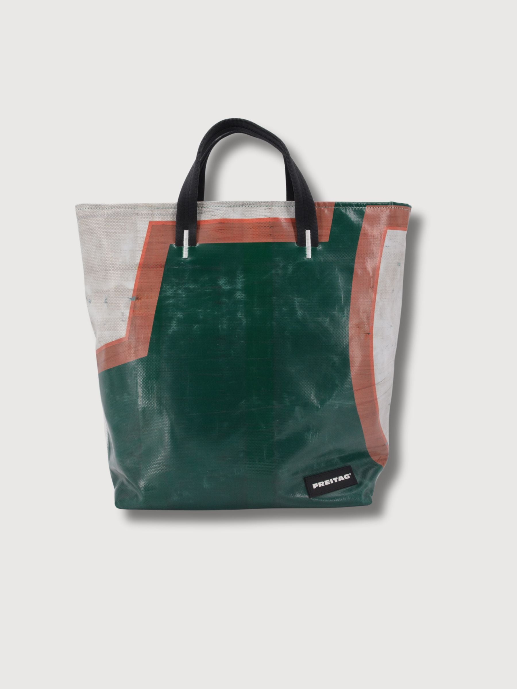 Bolso Tote Freitag F203 Bob Medium Blancos Rojos Bolsa De Mano