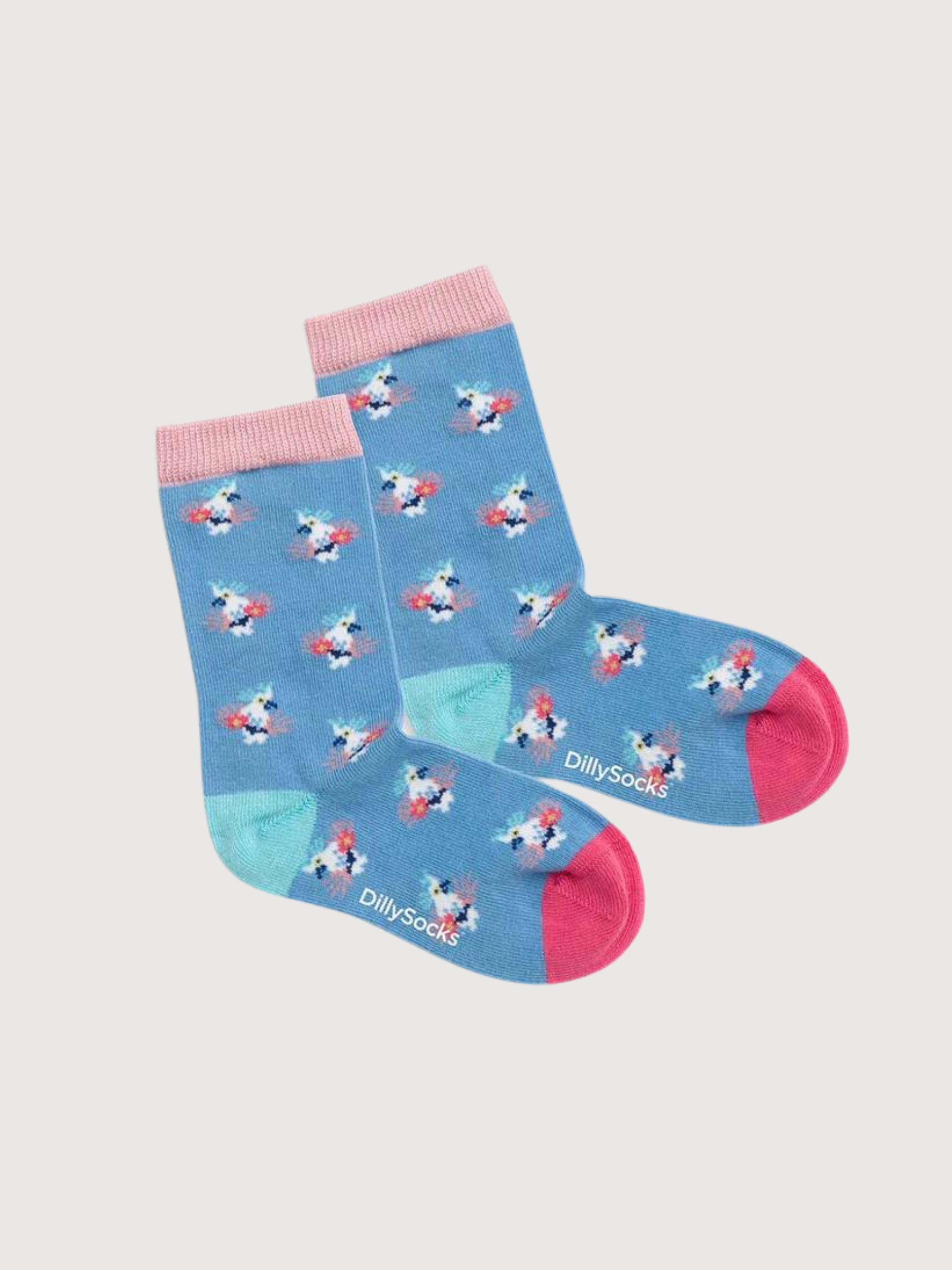 Lil Socks Tropical Bird of Paradise Organic Cotton | DillySocks