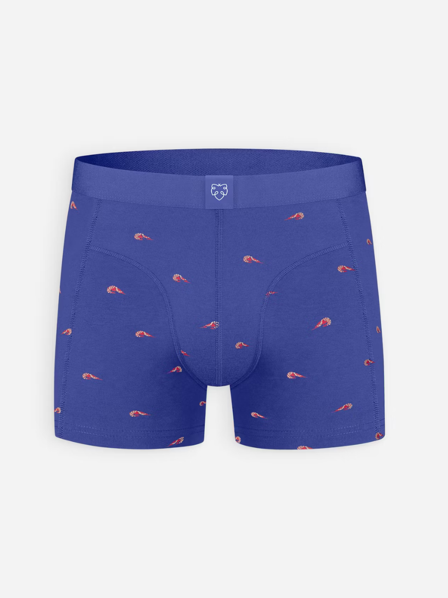 Boxer Uomo gamberetti blu | A-Dam