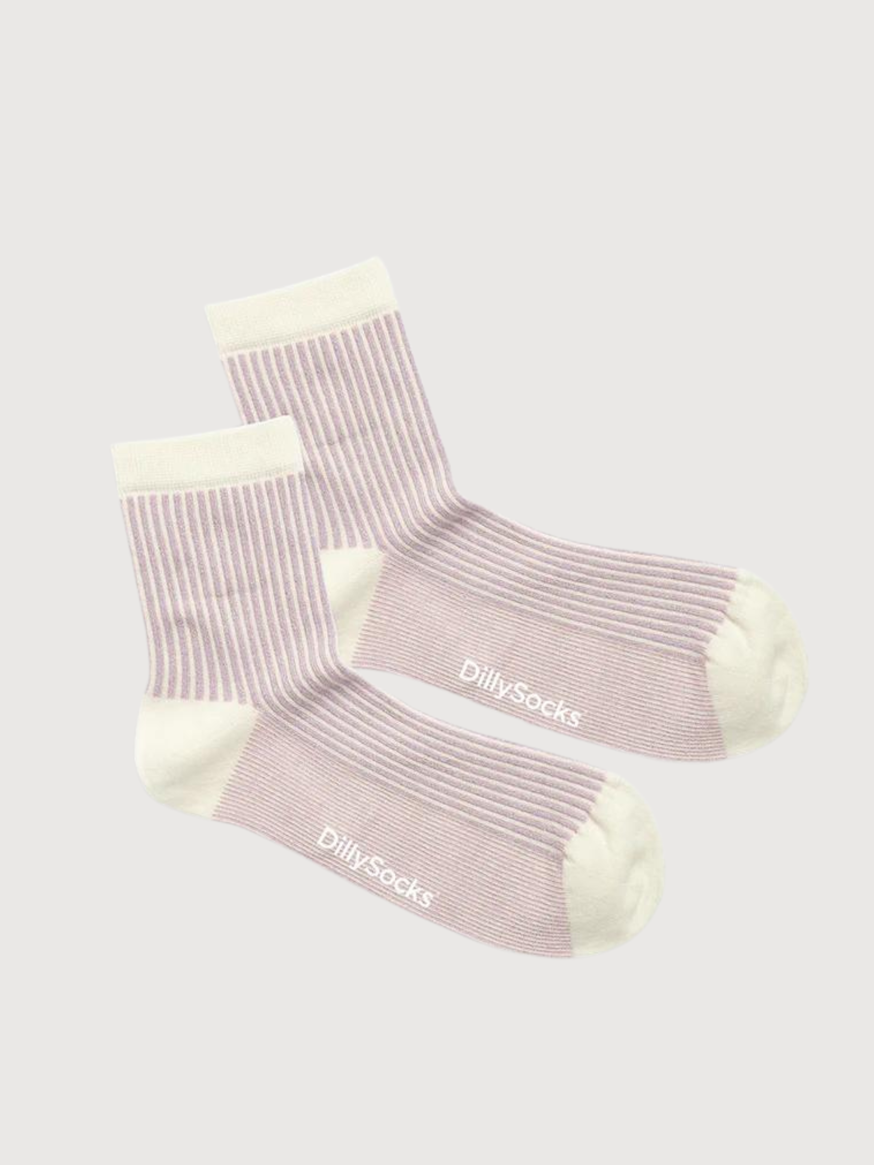 Classis Socks Lavender Stripes Organic Cotton | DillySocks