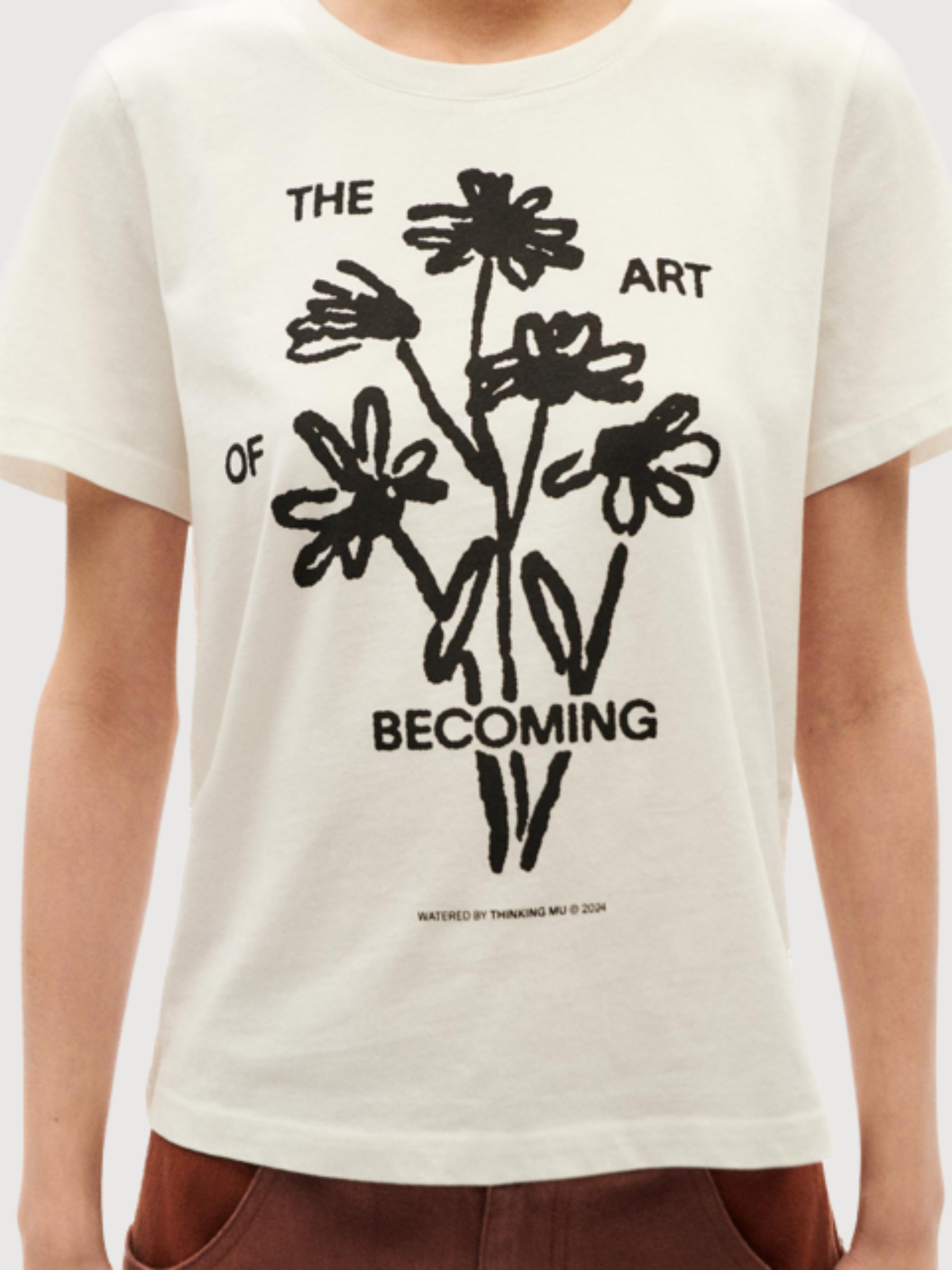 Becoming Ida T-shirt Bianca | Thinking Mu