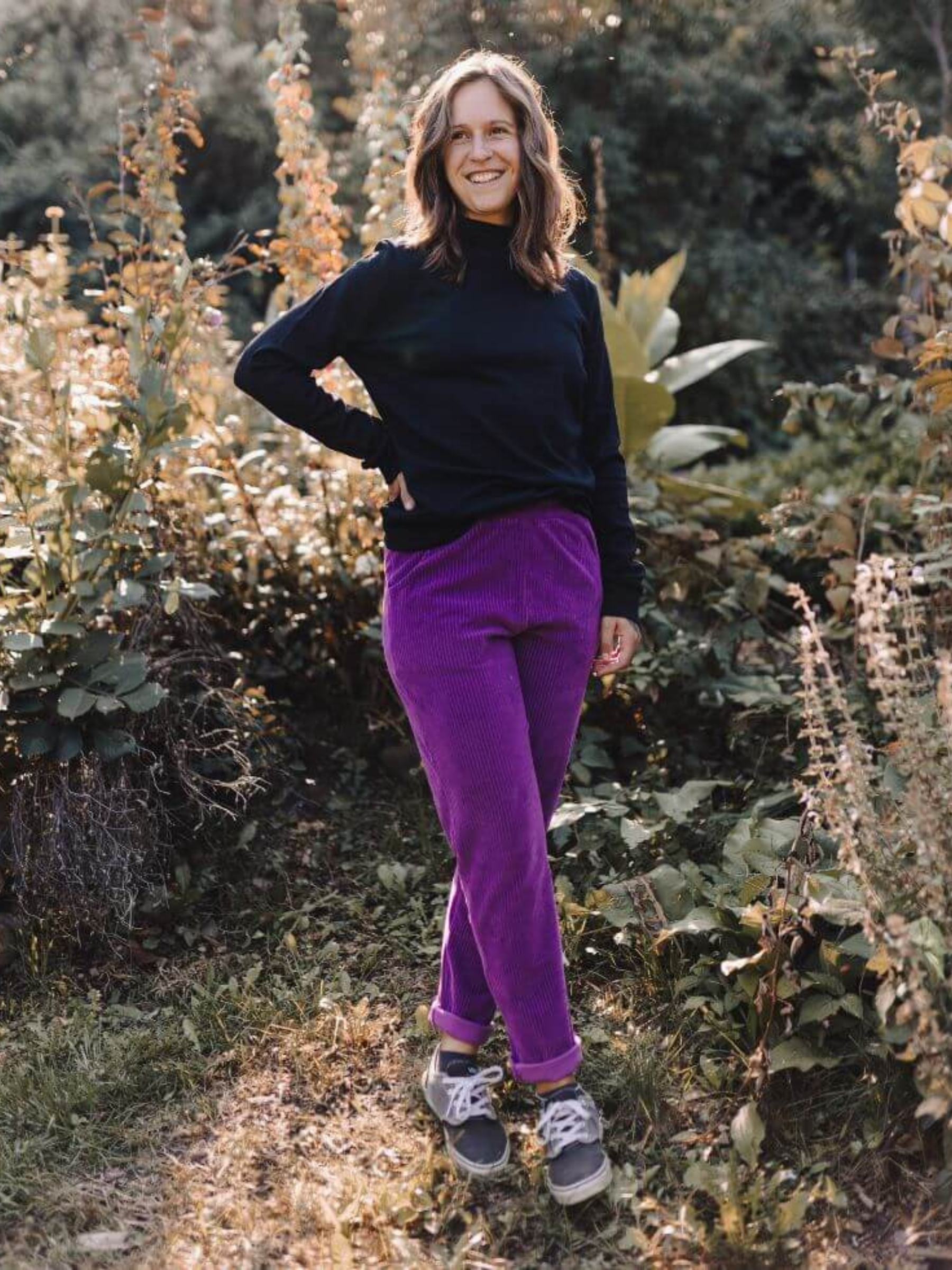 Kali Trousers Corderoi  Viola | Cora Happywear