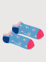 Short Socks Tropical Bird of Paradise Organic Cotton | DillySocks