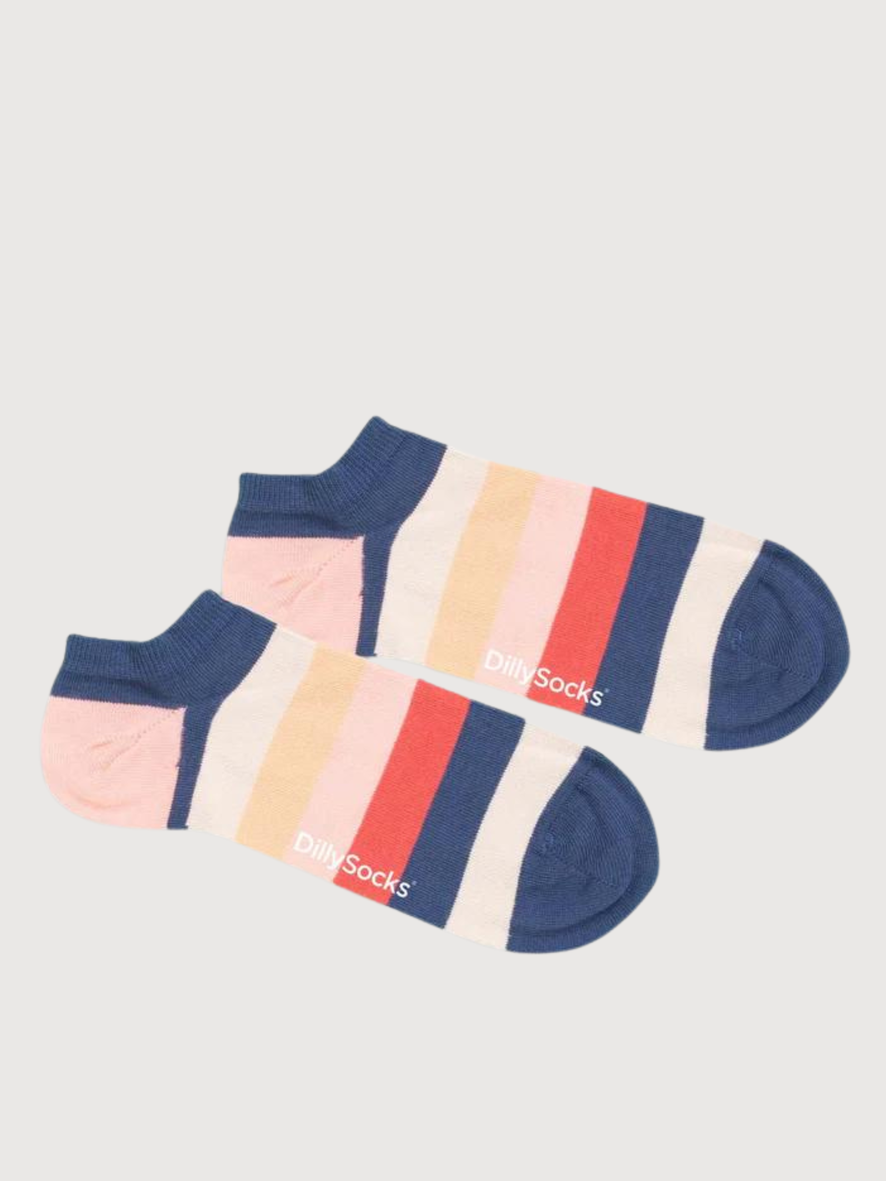 Kurze Socken Sonnenaufgang Streifen Bio -Baumwolle | DillySocks