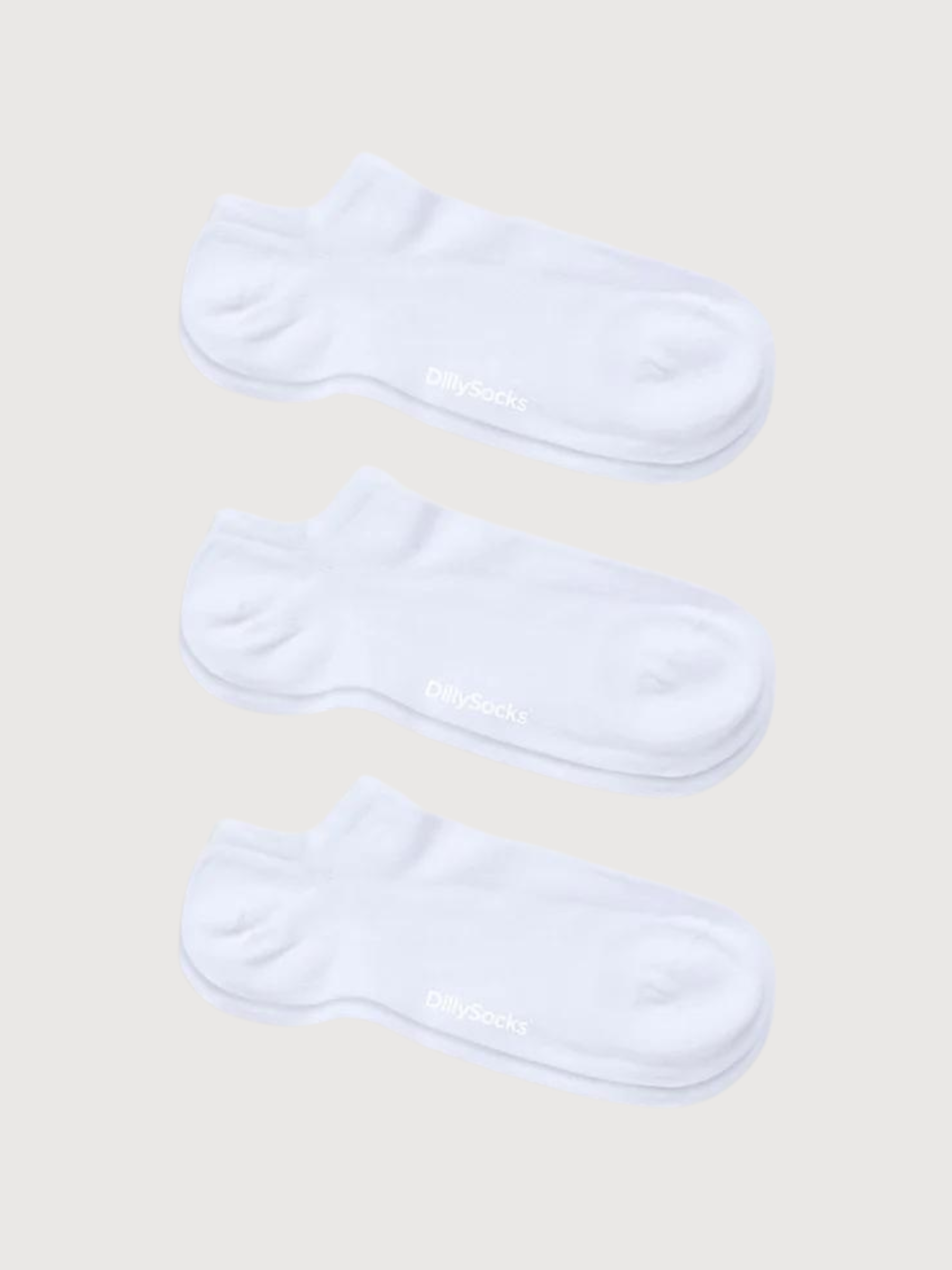 Short Socks Snow White Socks 3-Pack Organic Cotton | DillySocks