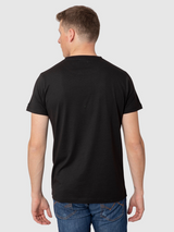 Daniel T-Shirt Schwarz Baumwolle Bio | Re-Bello