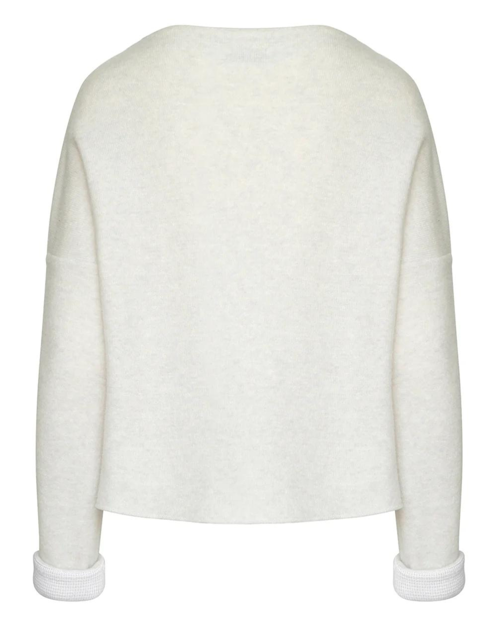 Nicoleta Beige Woman Wool Longsleeve | Stapf