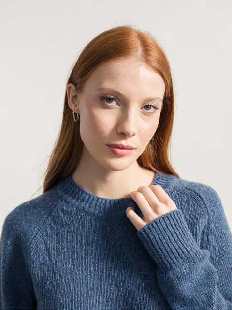 Pullover Alfredo Blue Man Cashmere | Rifo