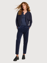 Boxy Strickjacke Blau Damen | Lanius