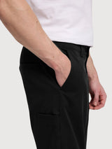 Schwarze Chino-Shorts für Herren aus Baumwolle | Mazine