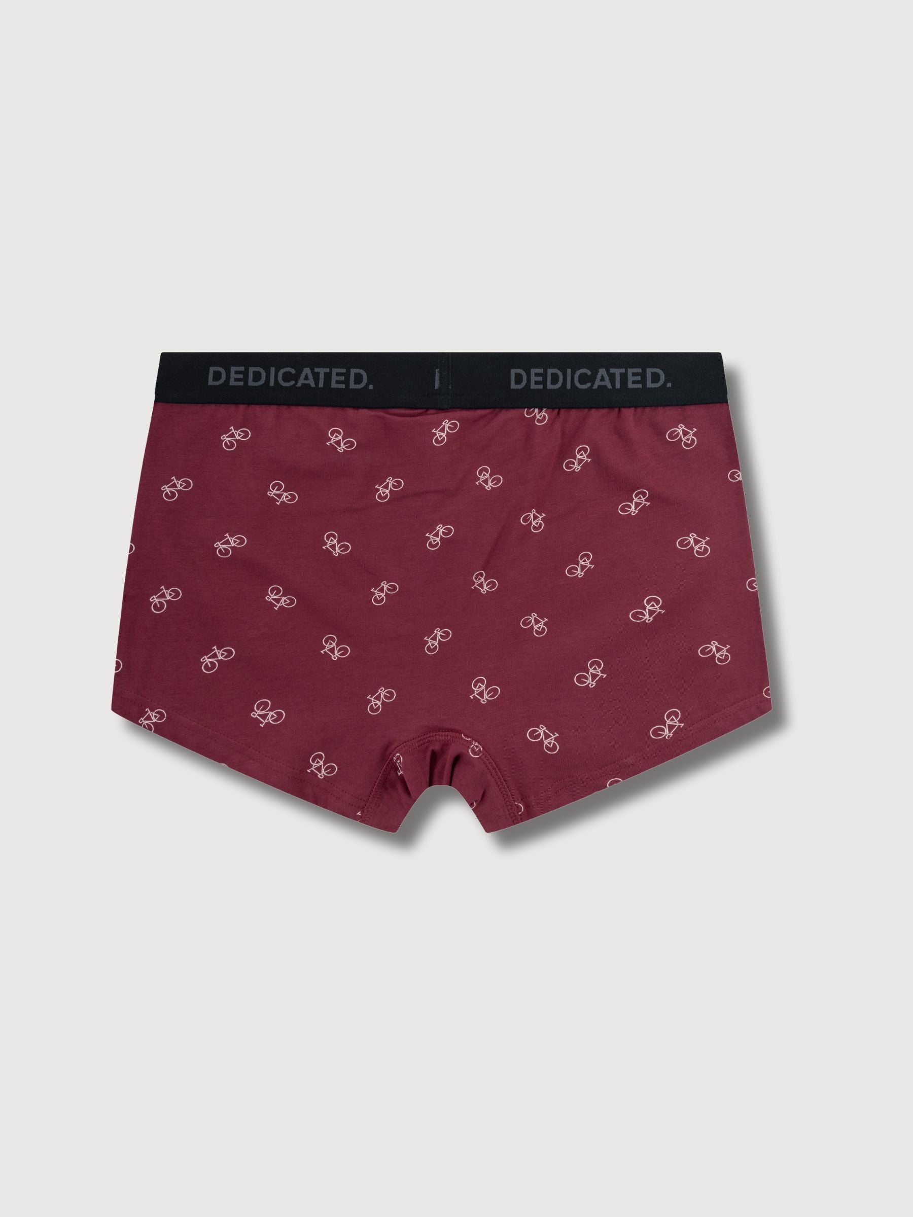 Boxer Shorts Kalix Bike Muster Burgund |Dedicated