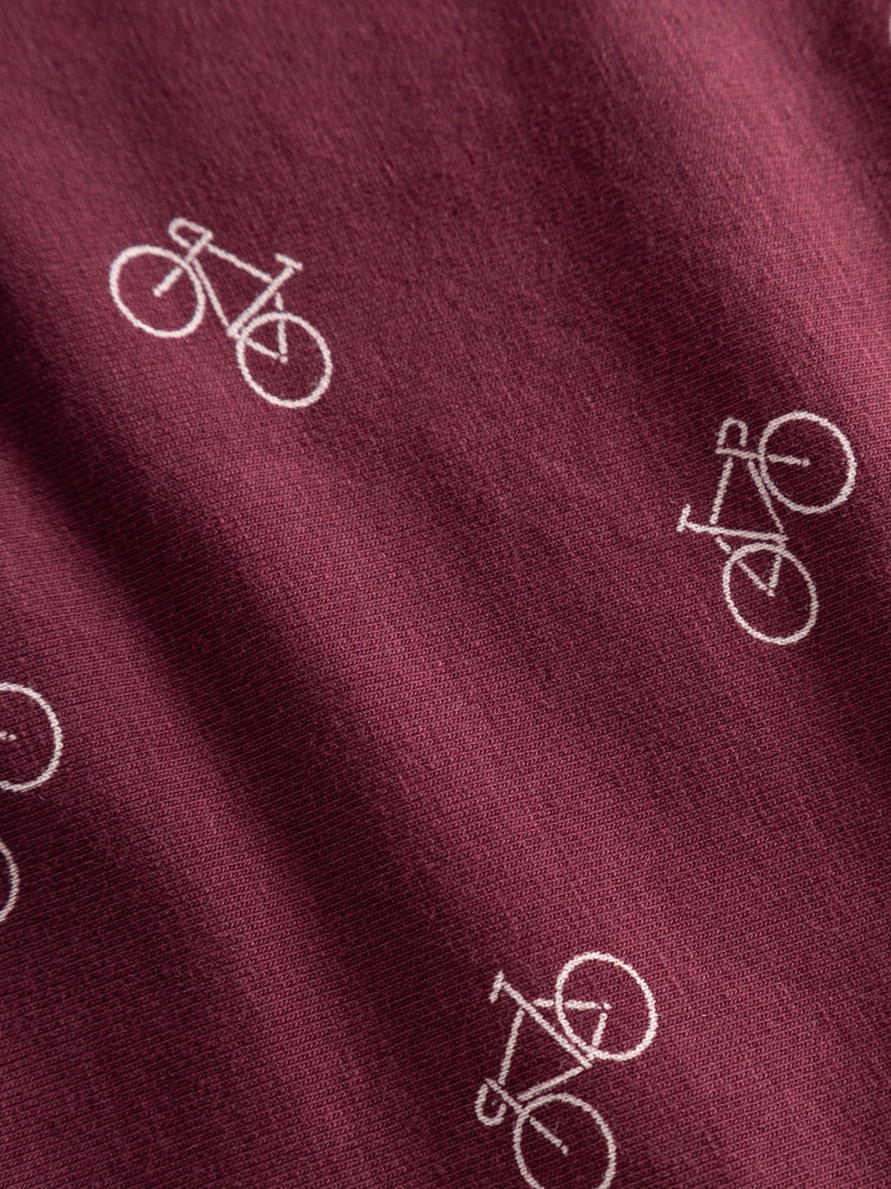 Boxer Shorts Kalix Bike Muster Burgund |Dedicated