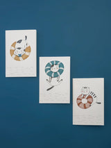 Notizbuch SUNSET SPLASHY CAT | Tranquillo