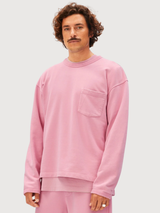 Gmt Dye Sweatshirt Washed Berry | Armedangels
