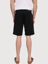 Schwarze Chino-Shorts für Herren aus Baumwolle | Mazine
