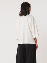 T-Shirt Hendaia White Gots Cotton Woman | Skfk