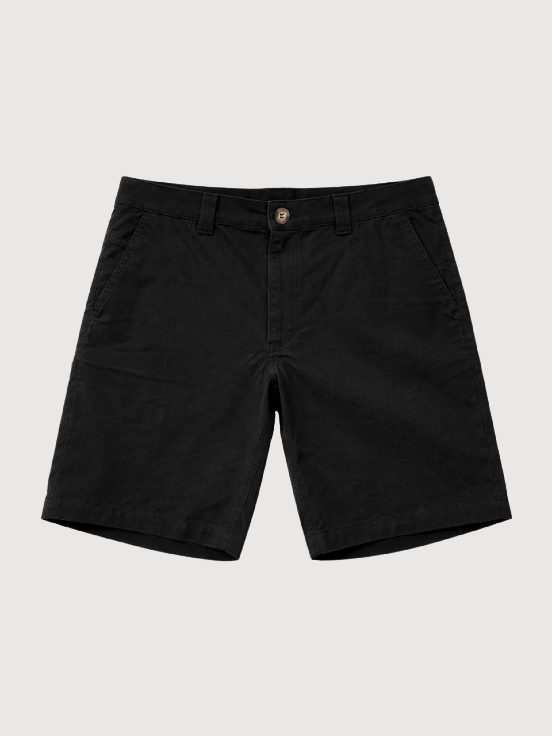 Schwarze Chino-Shorts für Herren aus Baumwolle | Mazine