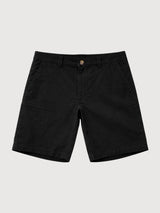 Schwarze Chino-Shorts für Herren aus Baumwolle | Mazine