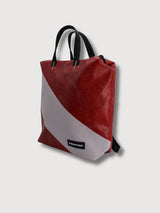 Backpack F201 Pete Red and White "/" In Used Truck Tarps | Freitag