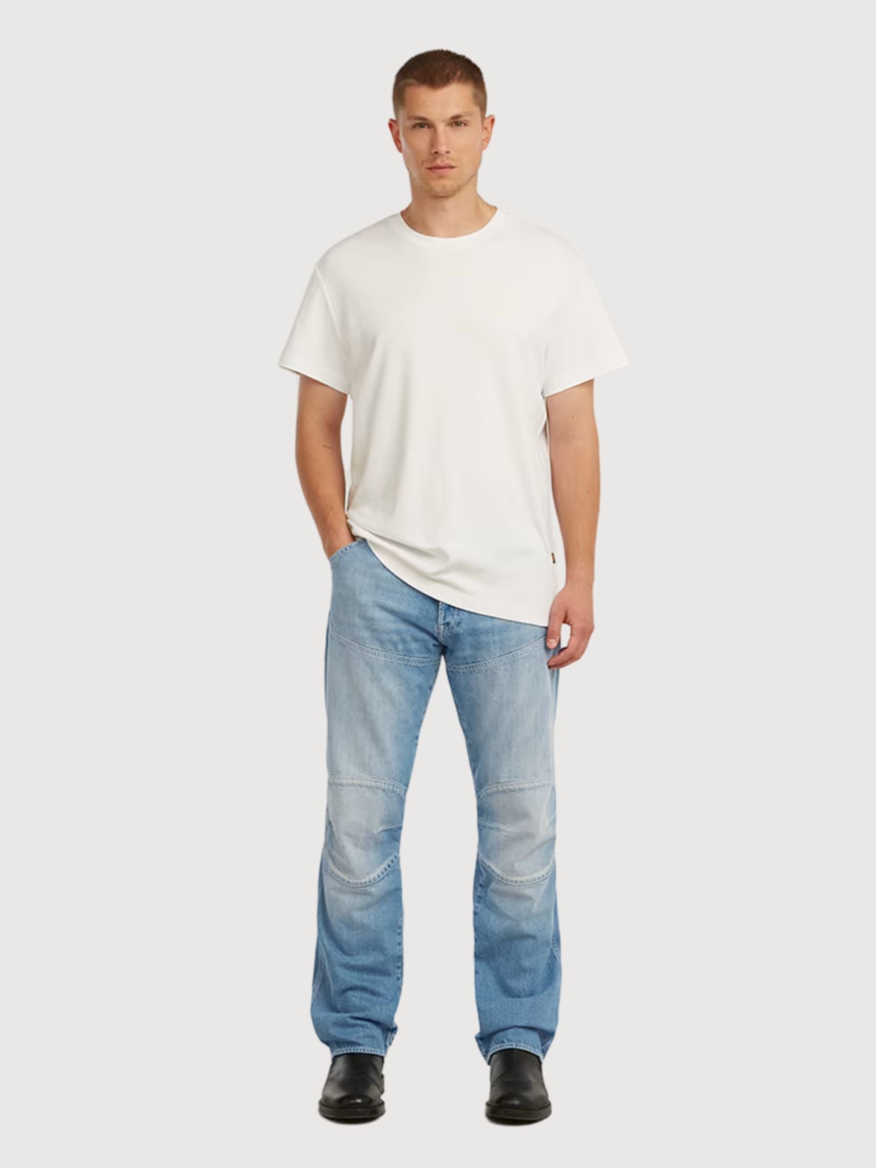 Jeans Elwood Regular LightBlue Man Cotton | G-star