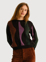 Arendal Wavy Stripe Sweater | DEDICATED