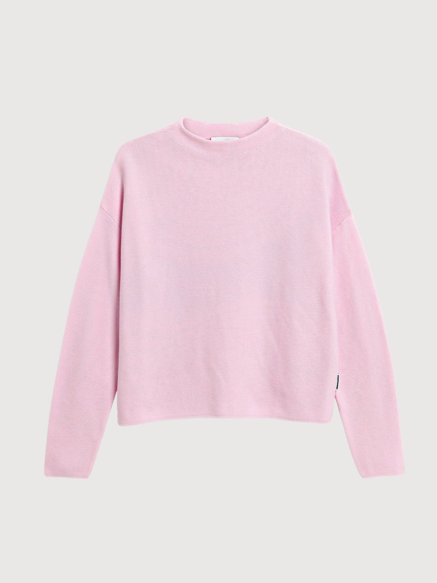 Merinaa Links Links Sweater Pink Mist | ARMEDANGELS