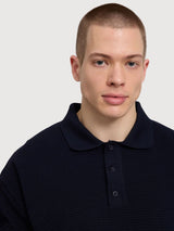Camicia Nodo Polo Uomo Indaco Gots Cotone | Mazine