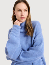 Oversized Sweater GOTS Light Blue | Lanius