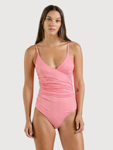 Costume Intero Klinte a Fasce Sottili Rosso | Dedicated