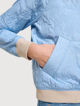 Giacca imbottita reversibile azzurra e beige | Lanius