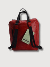 Backpack F201 Pete Red and White "/" In Used Truck Tarps | Freitag