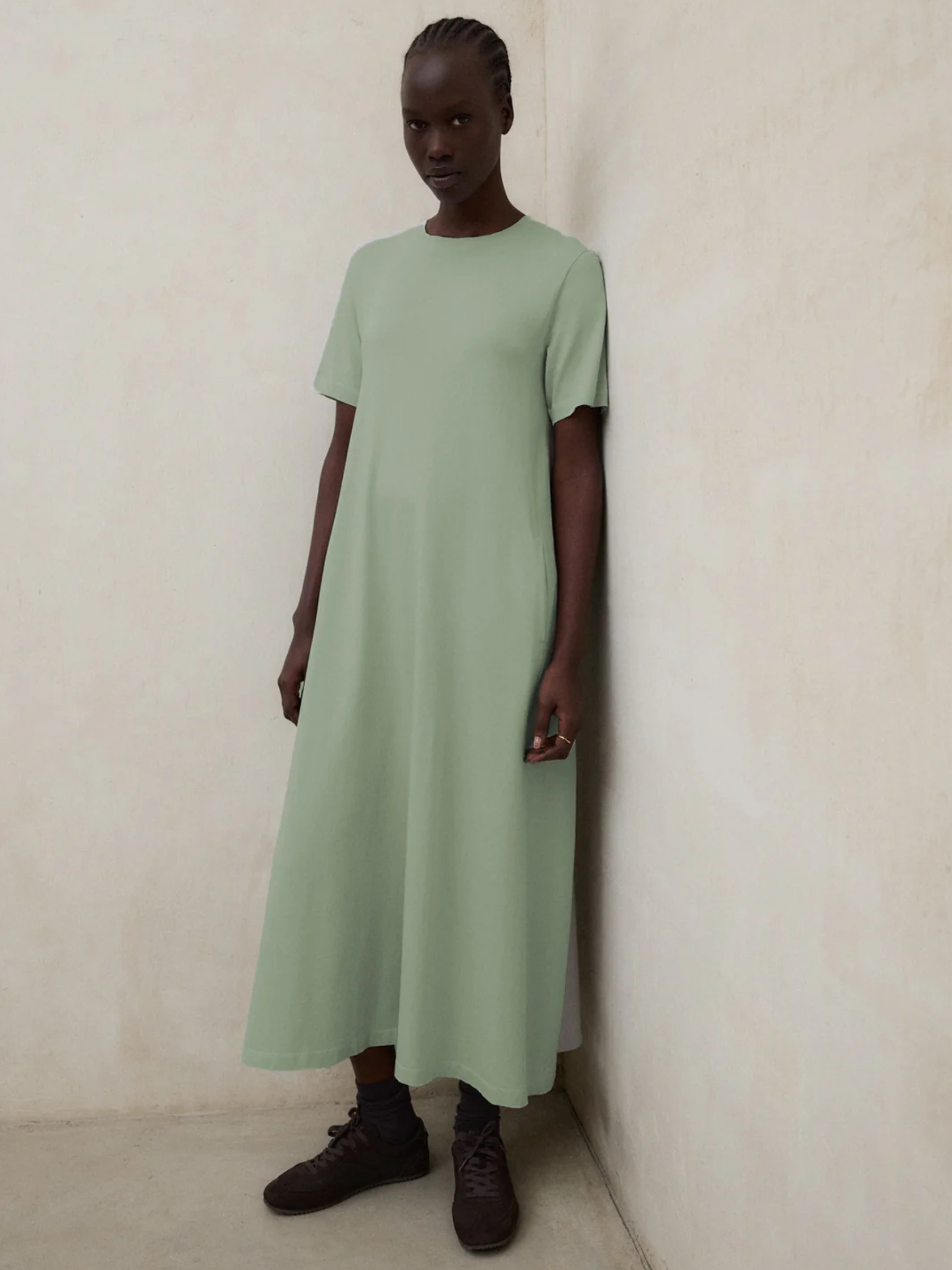 ELETTRA DRESS WOMAN Sage | ECOALF