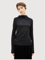 Longsleeve Calunaa Black Woman | Armedangels