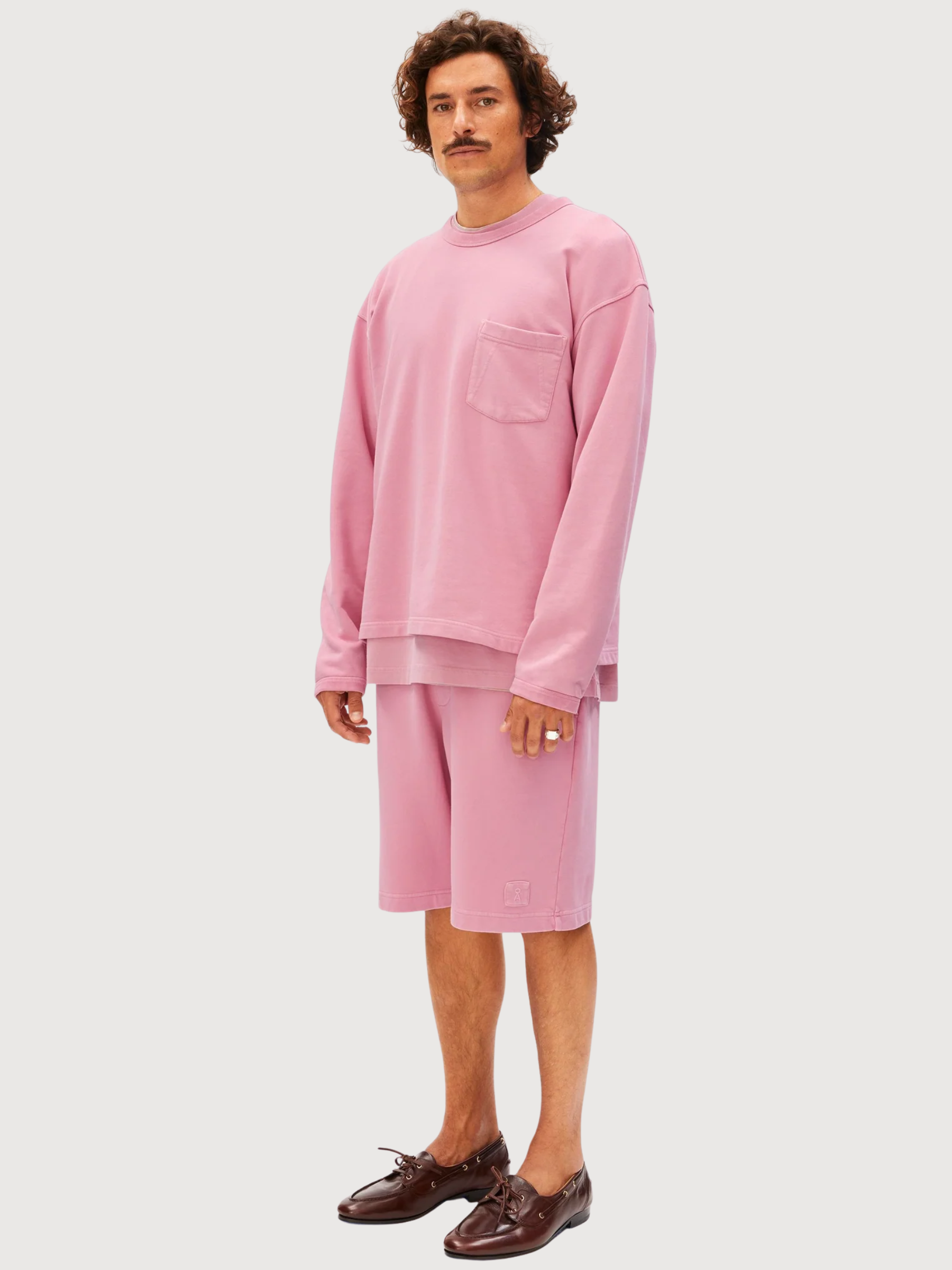 Gmt Dye Sweatshirt Washed Berry | Armedangels