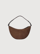 Shoulder Strap Leo Chocolate Suede | O MY BAG