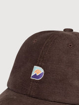 Curdroy Cap Slussen Brown with Logo | Dedicated