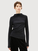 Longsleeve Calunaa Black Woman | Armedangels