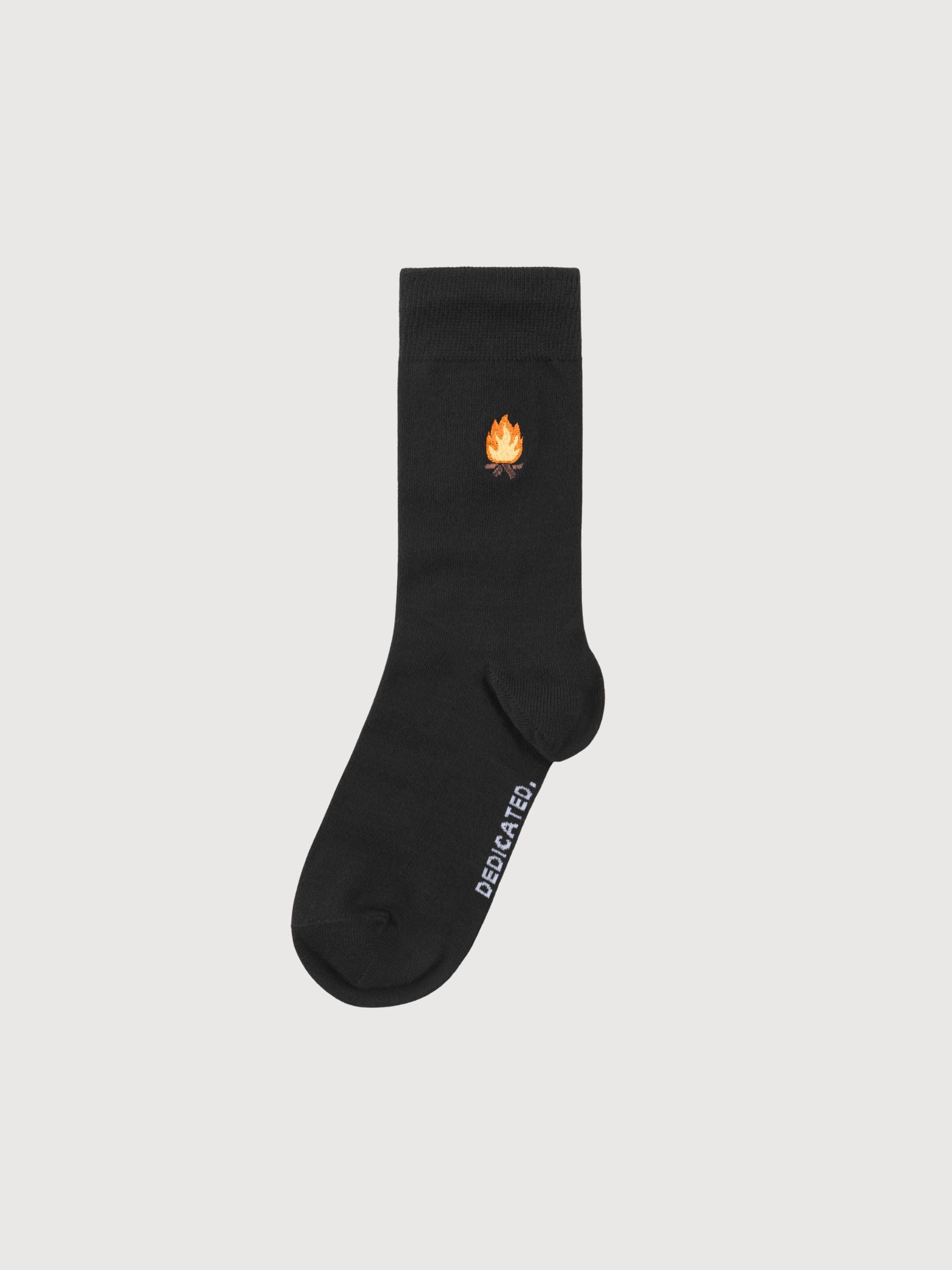 Socken Sightuna Camp Fire Schwarz | Dedicated