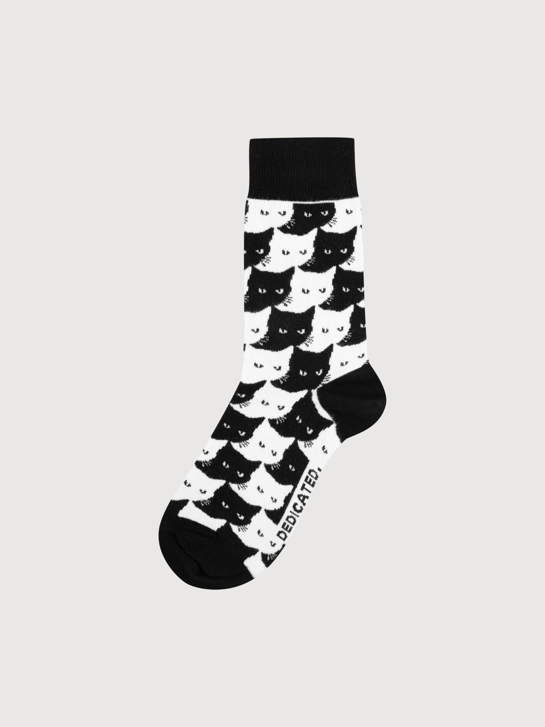 Socks Sigtuna Cats 3-pack Multicolor | Dedicated