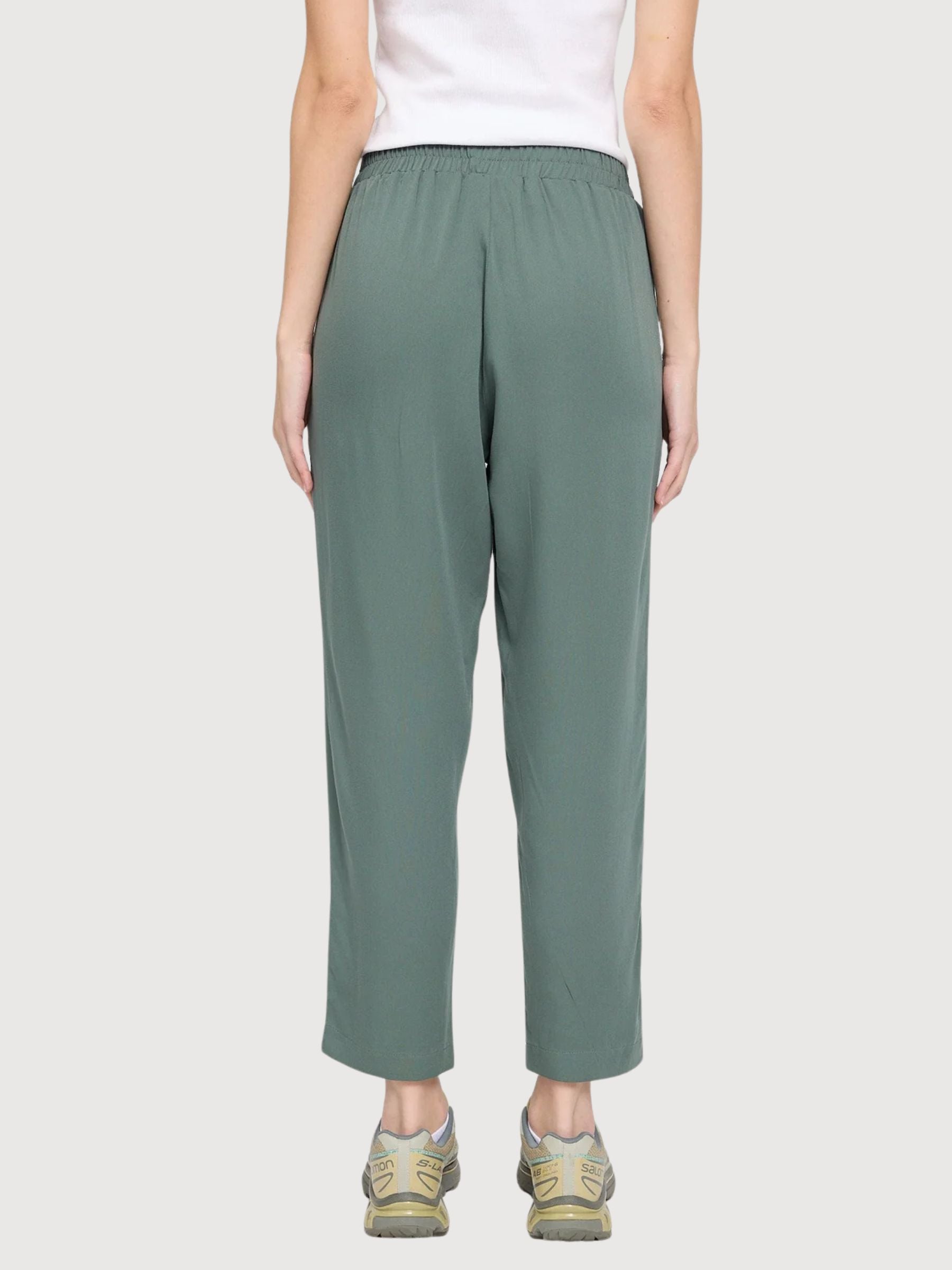 Pantaloni a gamba dritta in viscosa da donna | Mazine