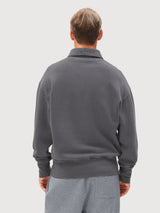 Sweatshirt Zip Troyer Grey Man | Armedangels