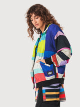 Julene Jacke, mehrfarbig, Damen | Skfk