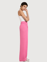 Trouser Wide Leg Bright Orchid Lyocell | Lanius