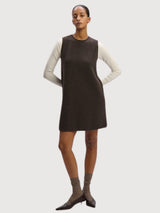 Dress Uliane Cafe Cotton/Wool Woman | Stapf